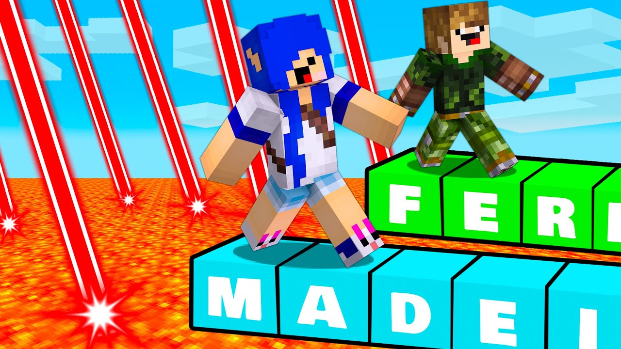 minecraft SÓ QUE A MAIOR PALAVRA MATA!