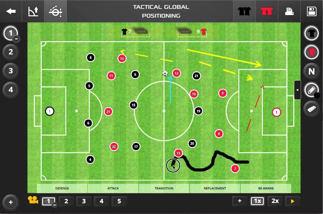 Mourinho Tactical Board PRO - Work with drawing tools?