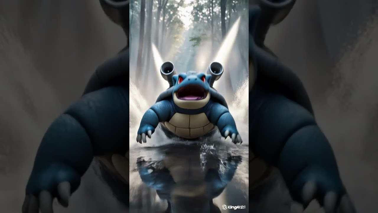 Blastoise Unleashed — Live-Action Pokémon Battle in 8K 💦🔥