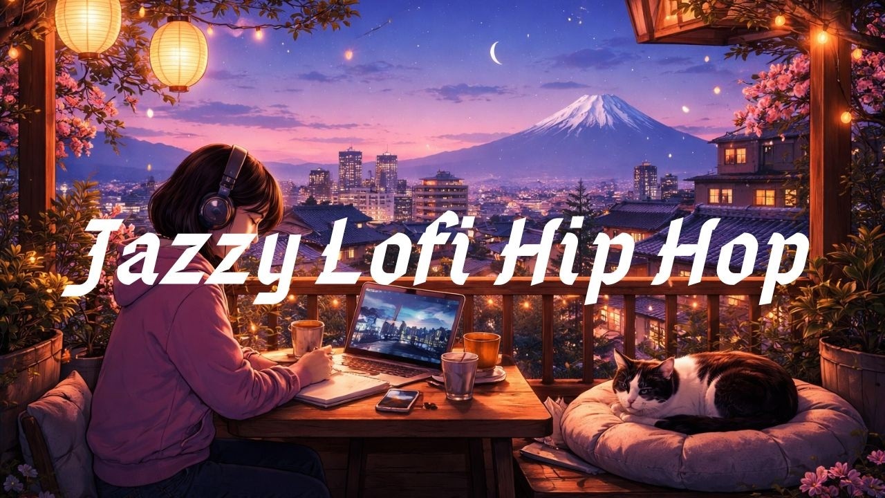Tokyo Jazzy Lofi Hip Hop 🎷Japanese Chill Beats for Study, Work, Relax & Deep Focus