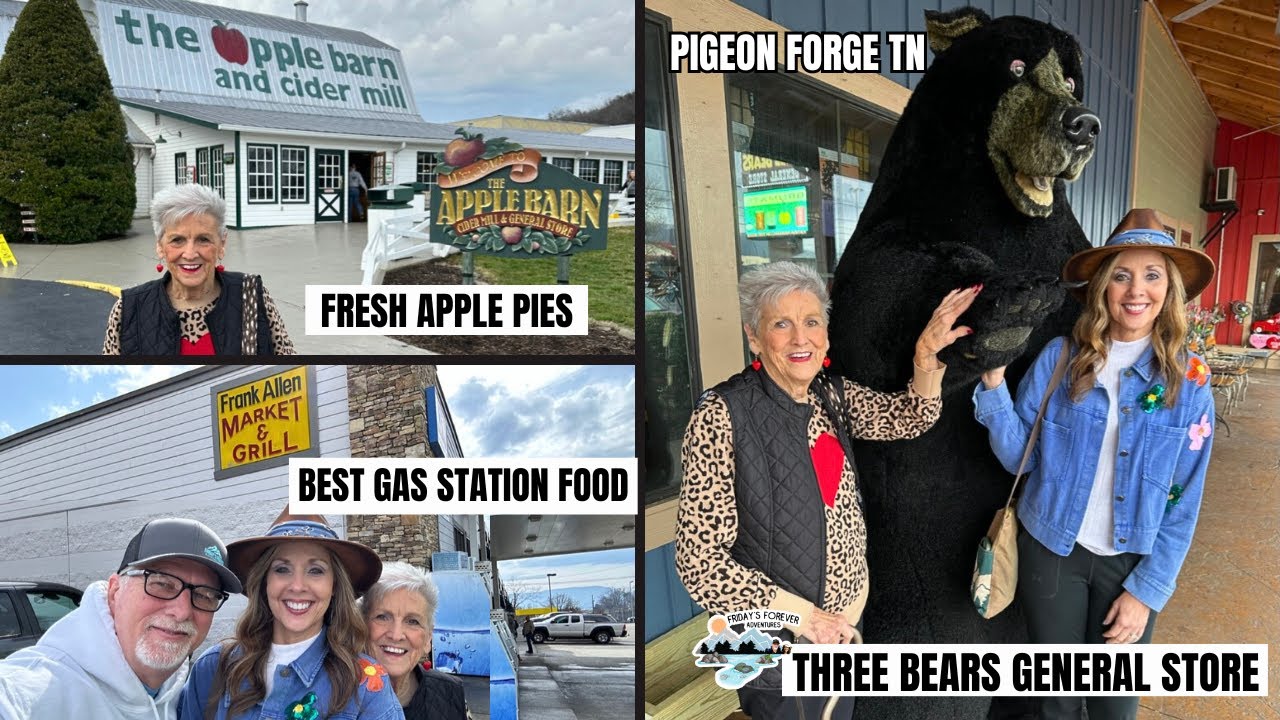Mama Friday goes to Pigeon Forge Tn | Frank Allan Market | Apple Barn | Three Bears