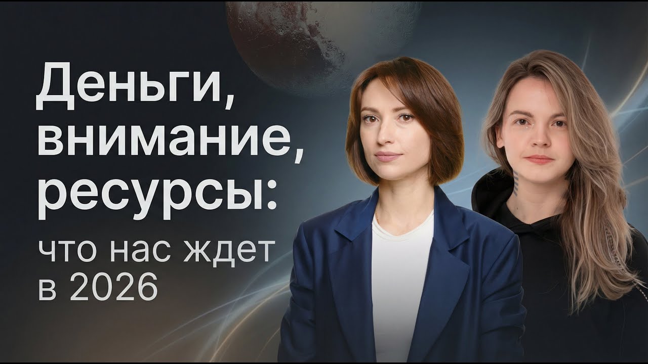 Деньги, внимание, ресурсы:  что нас ждет в 2026? Плутон и внутренняя истина