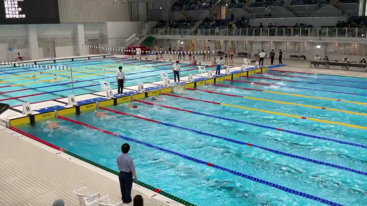 関西学生冬季公認記録会 男子200m自由形タイム決勝 7組9レーン 左脇