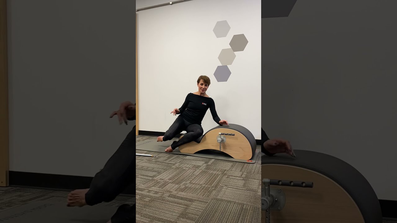 Sondra Karman demonstrates the BASI Systems Spine Corrector with F2