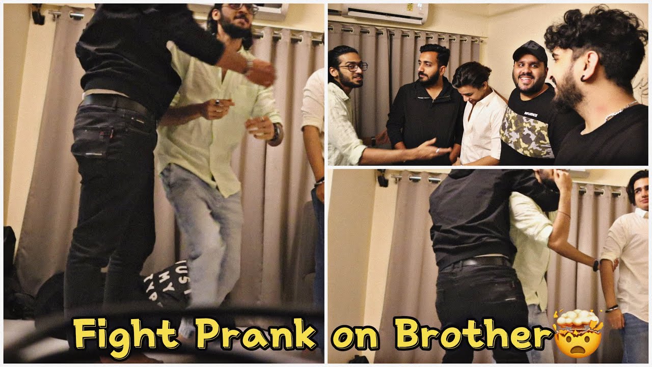 FIGHTING PRANK ON OUR ELDER BROTHERS😰🤯 | RUSHI DAVE