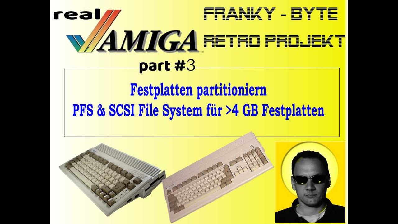 How to install PFS3 or new scsi.device file system to Commodore Amiga for Large HD Teil 2 (2020)