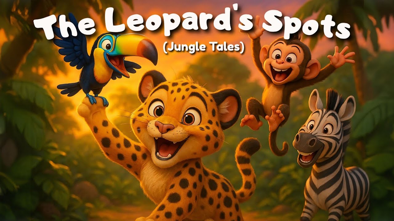 TALE OF THE LEOPARD'S SPOTS 🐆| Bedtime Stories For Kids In English | Animal Stories | Moral Tales