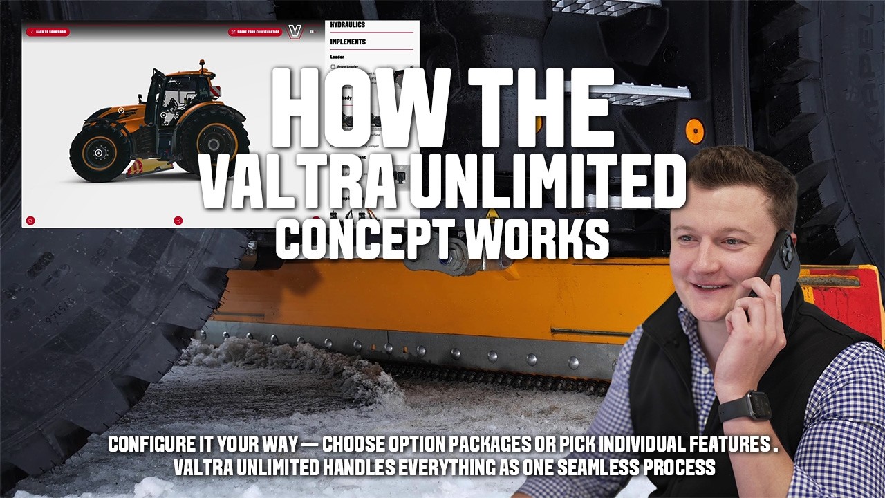 How the Valtra Unlimited tractor customisation concept works