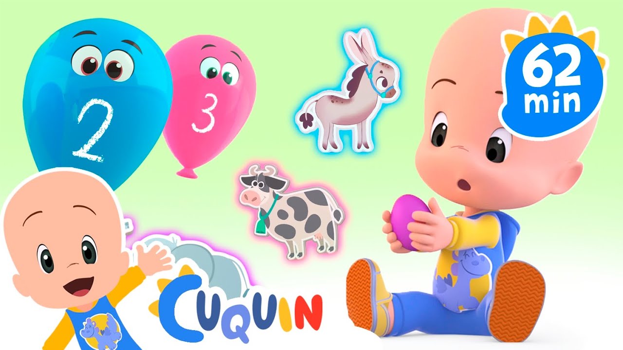 Ovos Surpresa: Aprenda números, cores e animais com os balões Cuquín |  | Cocotoons Brasil