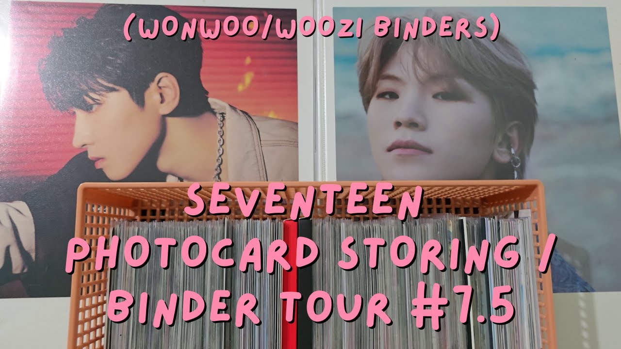 Seventeen Photocard Storing / Binder Tour #7 (Wonwoo/Woozi Binders Collection)