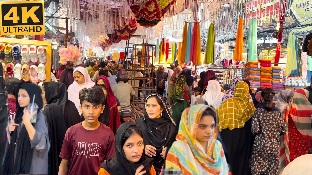 Exploring Baghbanpura Bazaar Lahore in 4K | Amazing Walking Tour of Hustling Streets in Baghbanpura