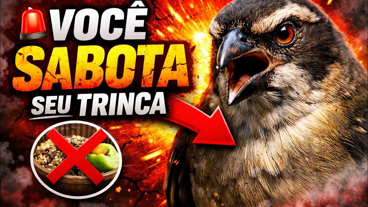 🚨 VOCÊ SÓ BOTA SEU TRINCA-FERRO COM ALIMENTAÇÃO ERRADA!