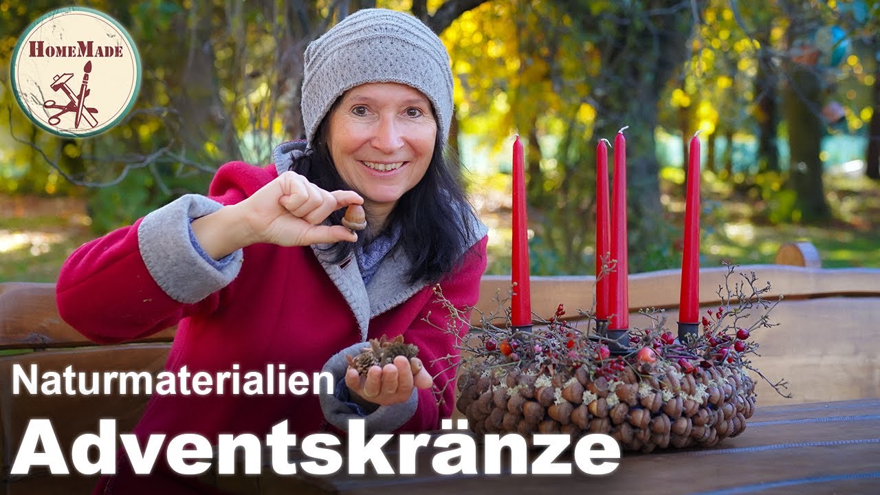 DIY | 3 natürliche Adventskränze, die ewig halten – nachhaltig & wunderschön festlich