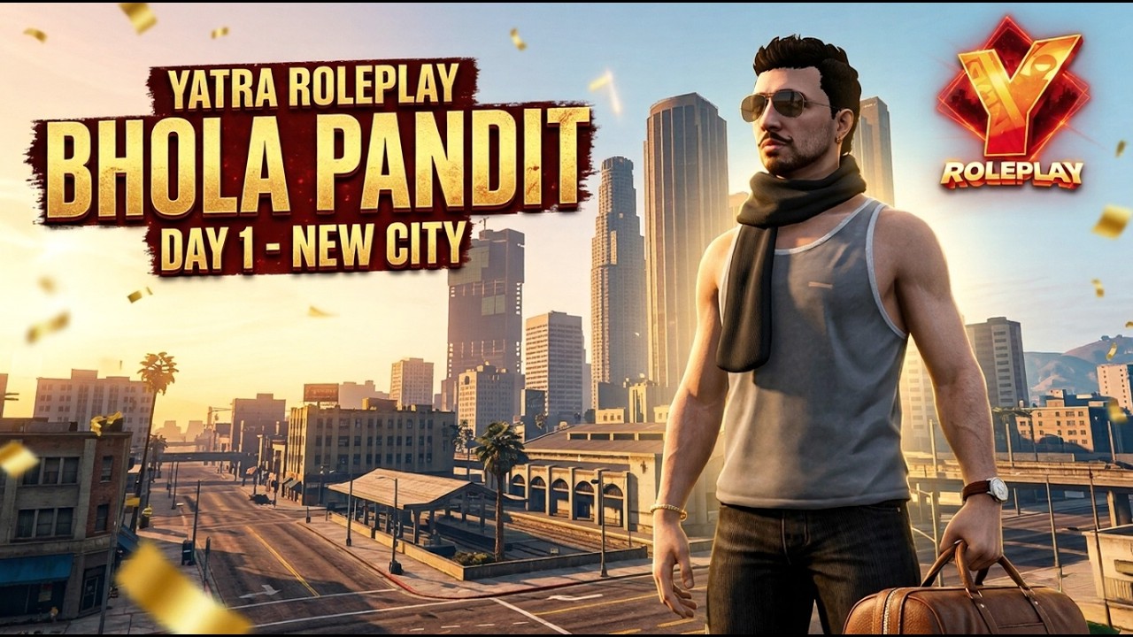 Chalo Karein Yatra Ki chhoti Yatra | Bhola Pandit | GTA 5  short Live #yatraroleplay #zeeushcool