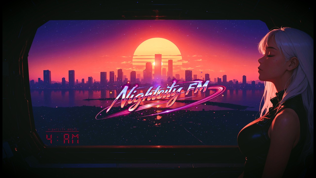 4 AM Nightcity FM | 1 HOUR | Late Night Relaxing Synthwave / Dreamwave