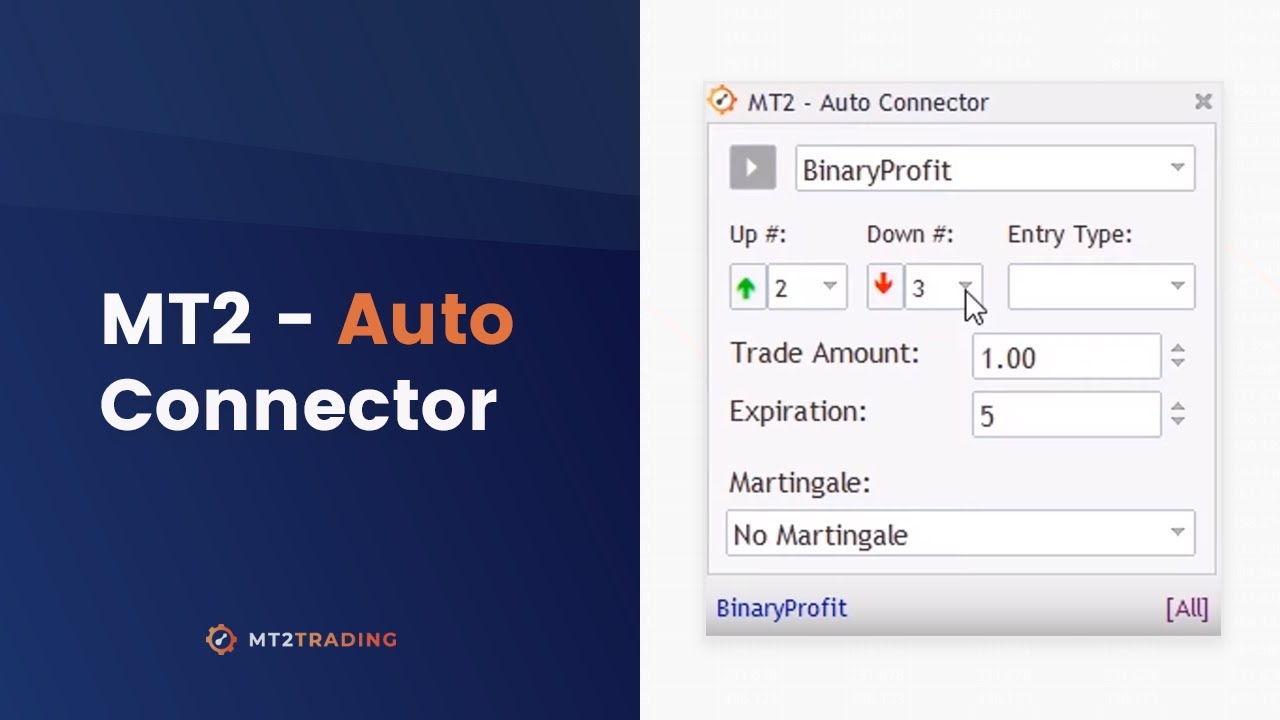 Binary Options MetaTrader 4/5 Auto Connector: How To Setup Signals Indicators -  MT2Trading