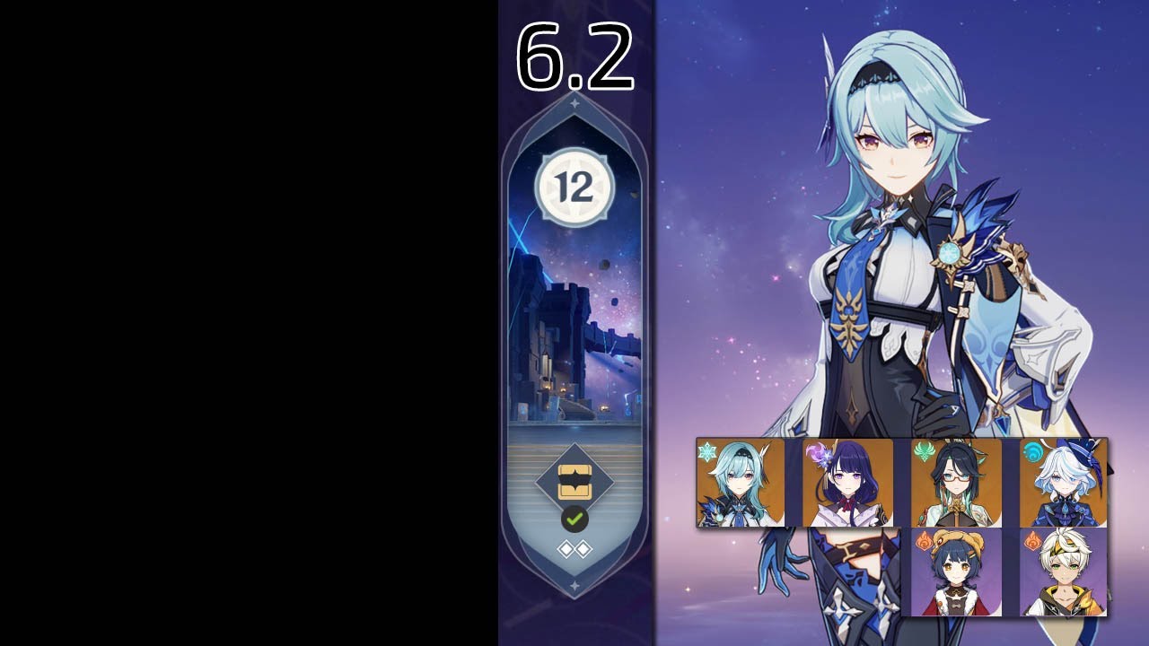 Eula | Second Half | Abyss 6.2 Floor 12 | Genshin Impact