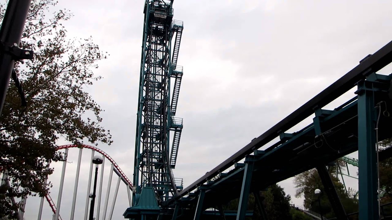 Intamin FreeFall 1. Generation Demon Drop Offride 2012