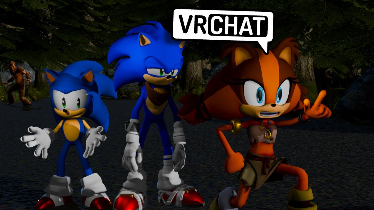 🌲ЛЕСНОЙ ДУРАК! СОНИК И БУМ СОНИК СТРАННЫЙ ПОХОД В КЕМПИНГ!🌲[В VR-ЧАТЕ!