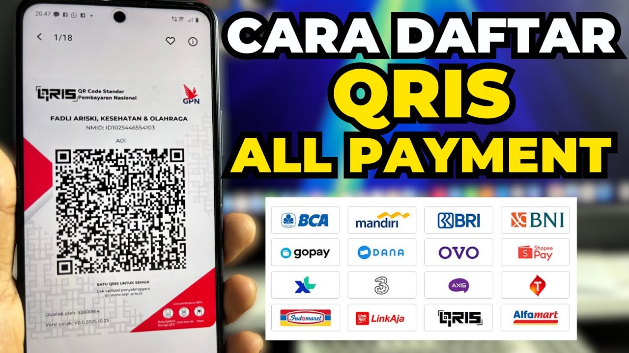 How to Register for the Latest QRIS ALL PAYMENT 2026 | Create a Qris to Receive All Payments