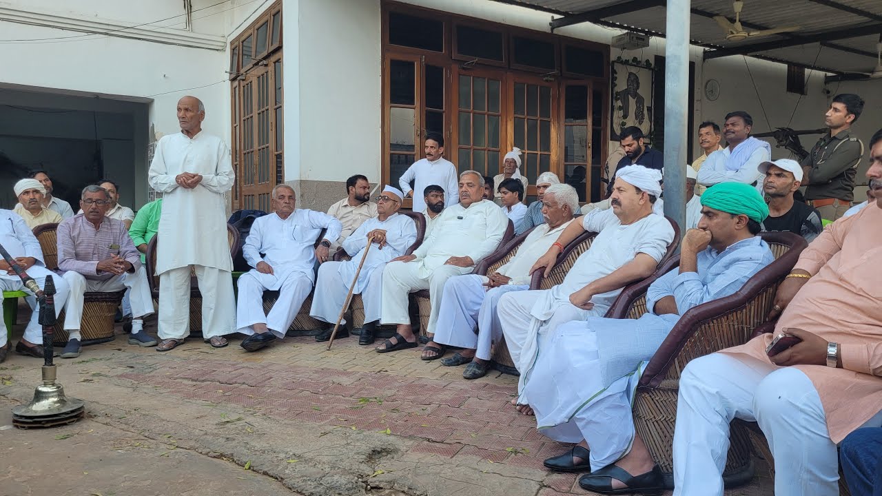 ठाकुर पूरण सिंह ओर कश्यप समाज के बीच समझौते को लेकर सिसौली में बड़ी पंचायत, देखें Live