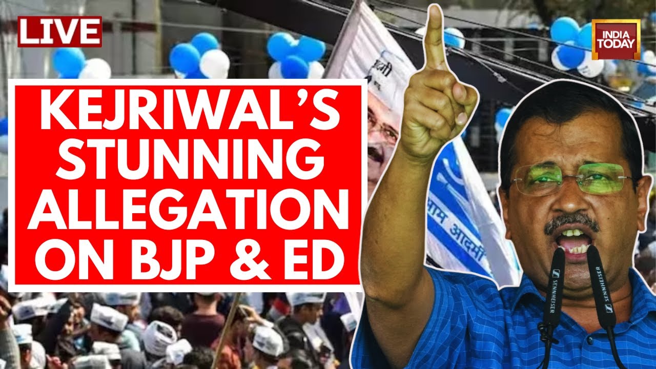 Arvind Kejriwal Speech Live | Delhi CM Arvind Kejriwal On ED Raid & BJP | India Today News Live