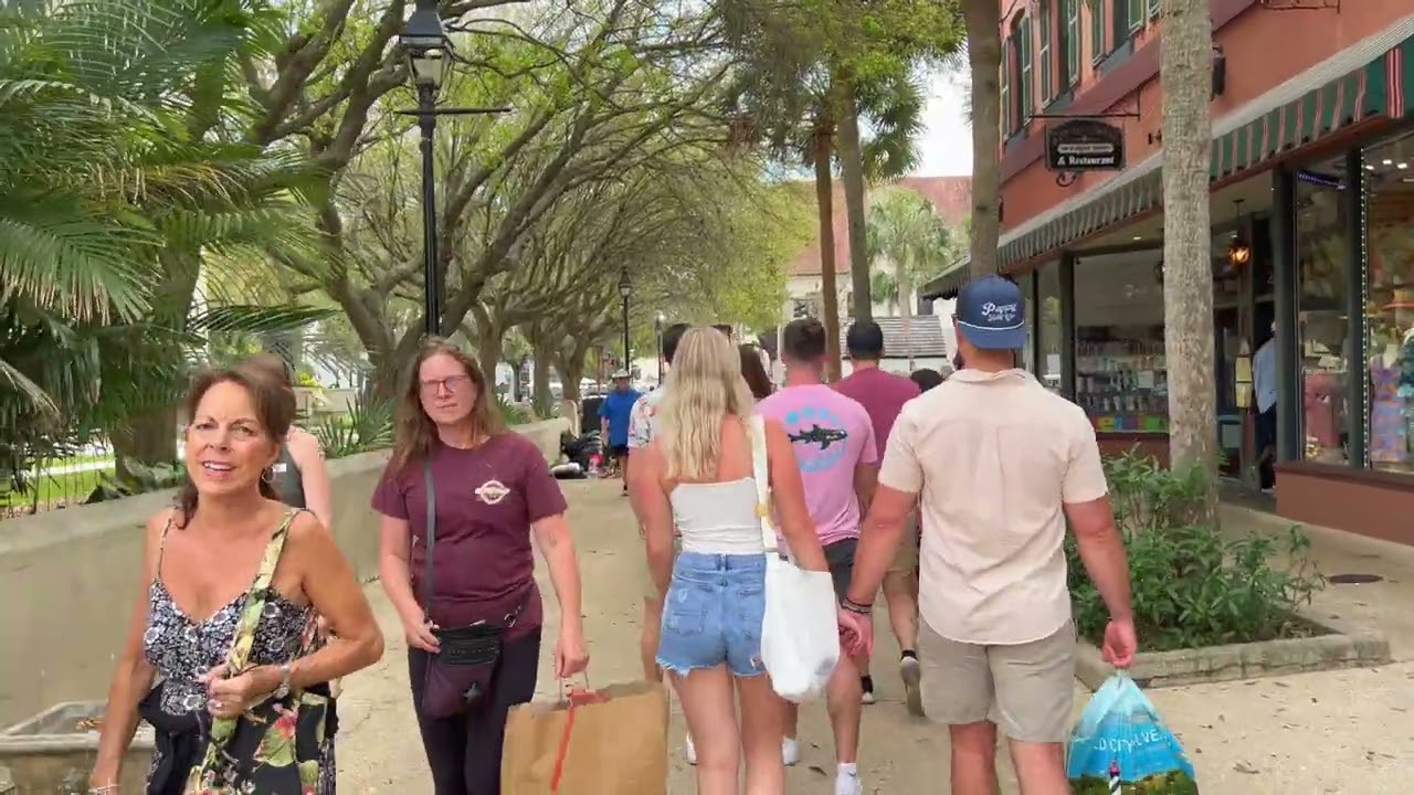St. Augustine Walk | St. George, Flagler College & Anastasia Island in March 2023