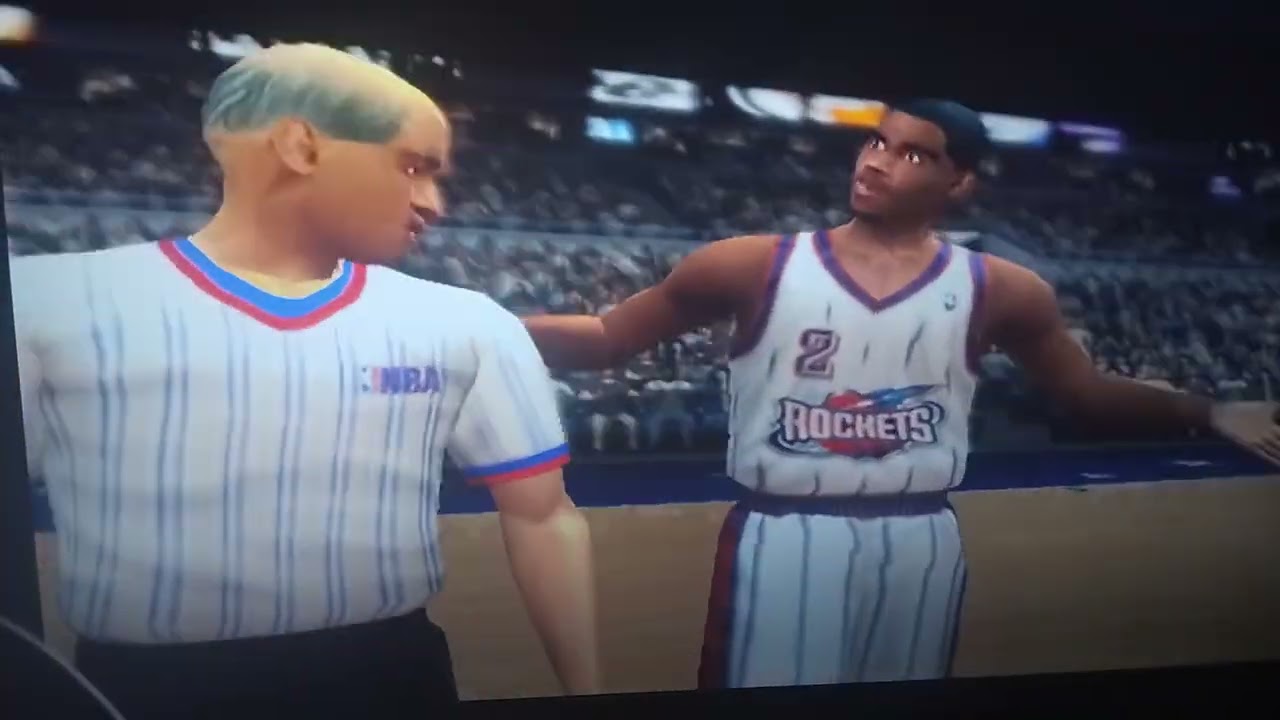 NBA LIVE 2003 - Sonics vs Rockets [PS2]