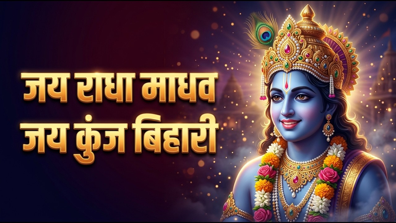 जय राधा माधव जय कुंज बिहारी | Jay Radha Madhav | Radha Krishna Bhajan | Lofi Devotional Song