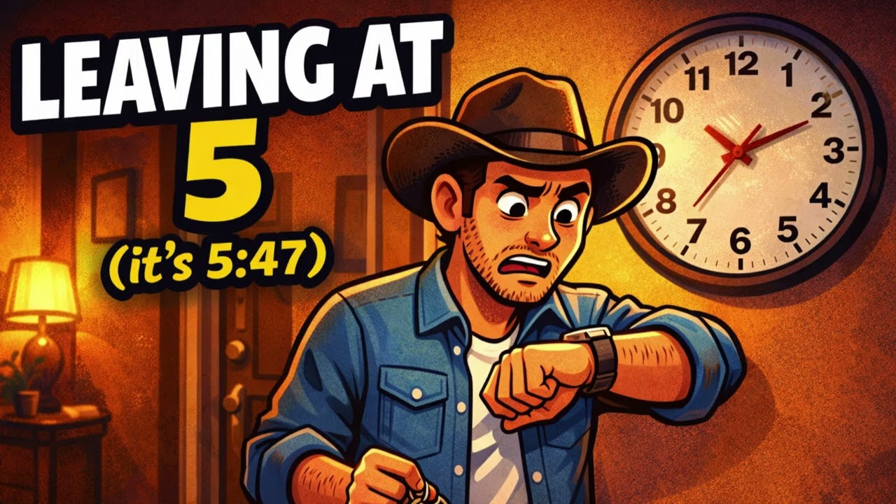 I Though We Were Leavin' At 5  -  Funny Country Song   Hit that CC button and follow the lyrics!