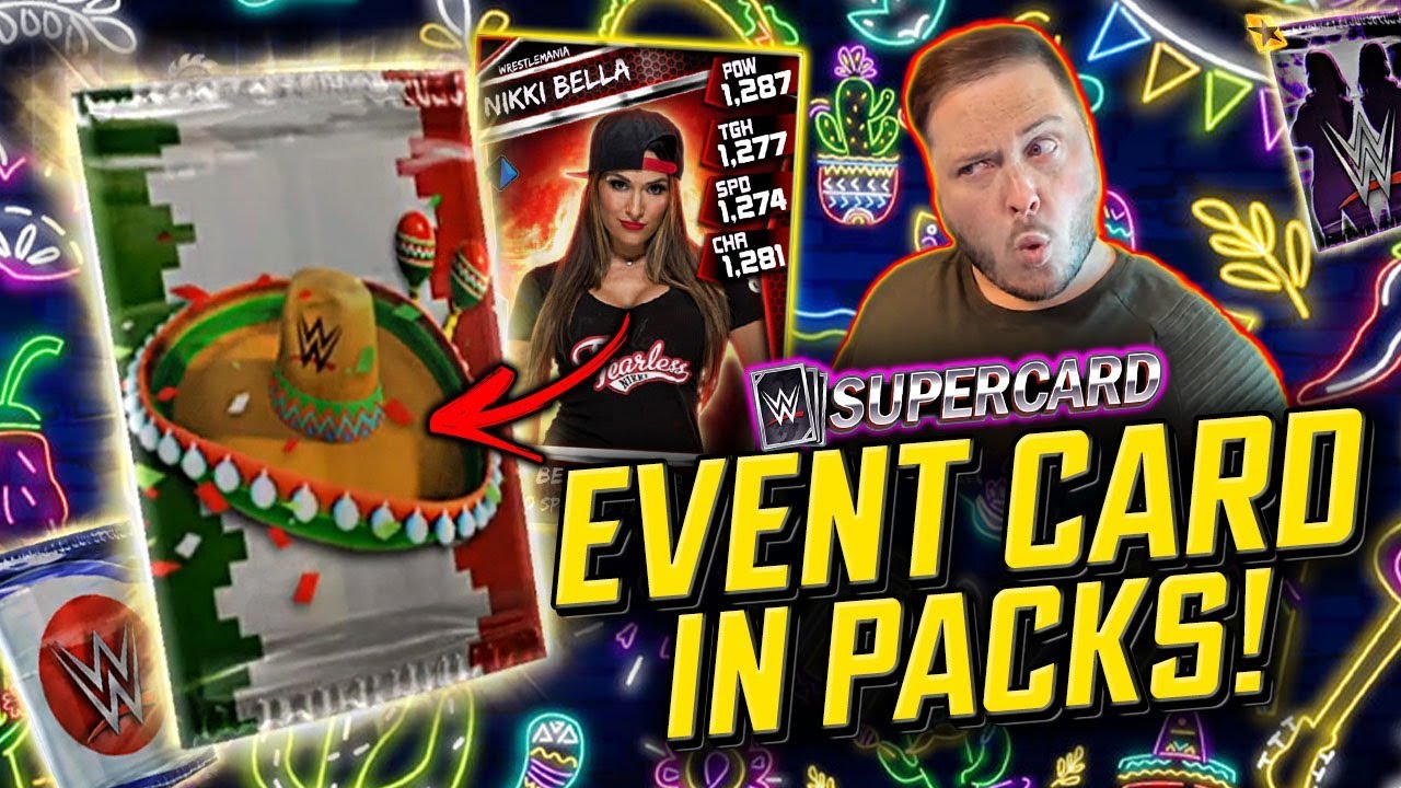 EVENT CARDS IN PACKS!! First Womens Giant Unleashed! | WWE SuperCard S6