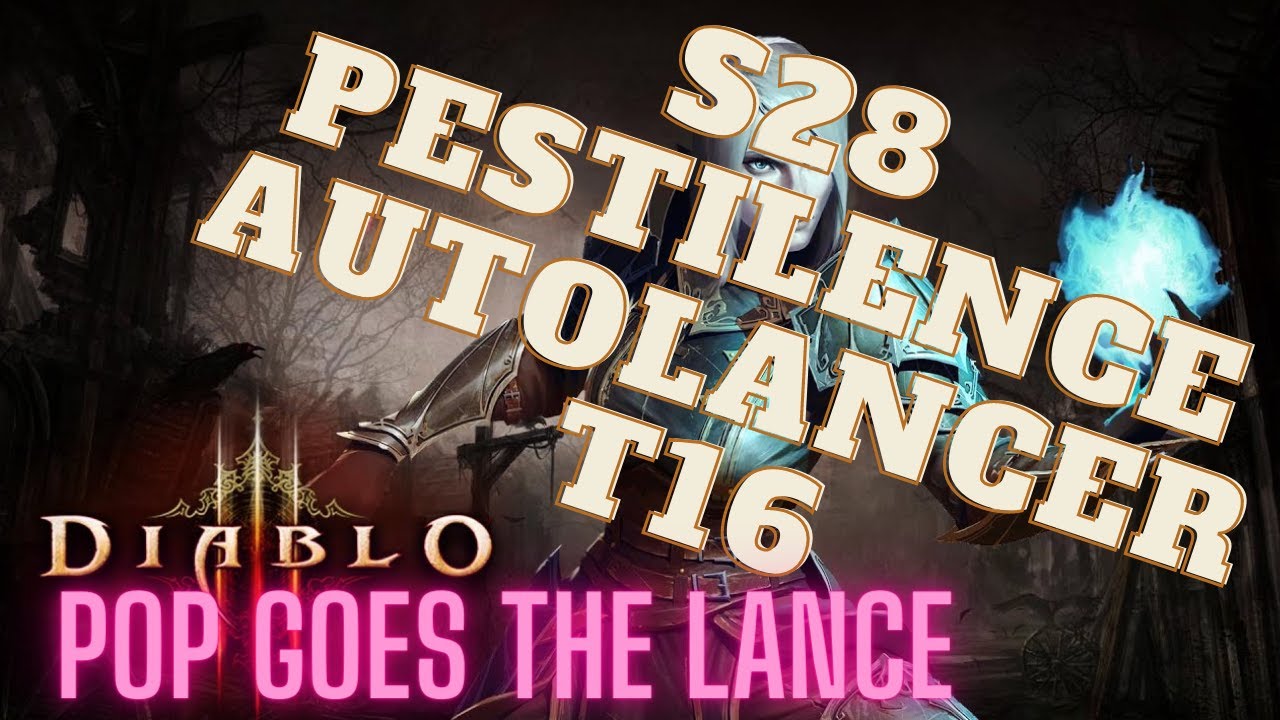 Season 28 Necromancer Pestilence Auto Bone Lance T16 Speed build