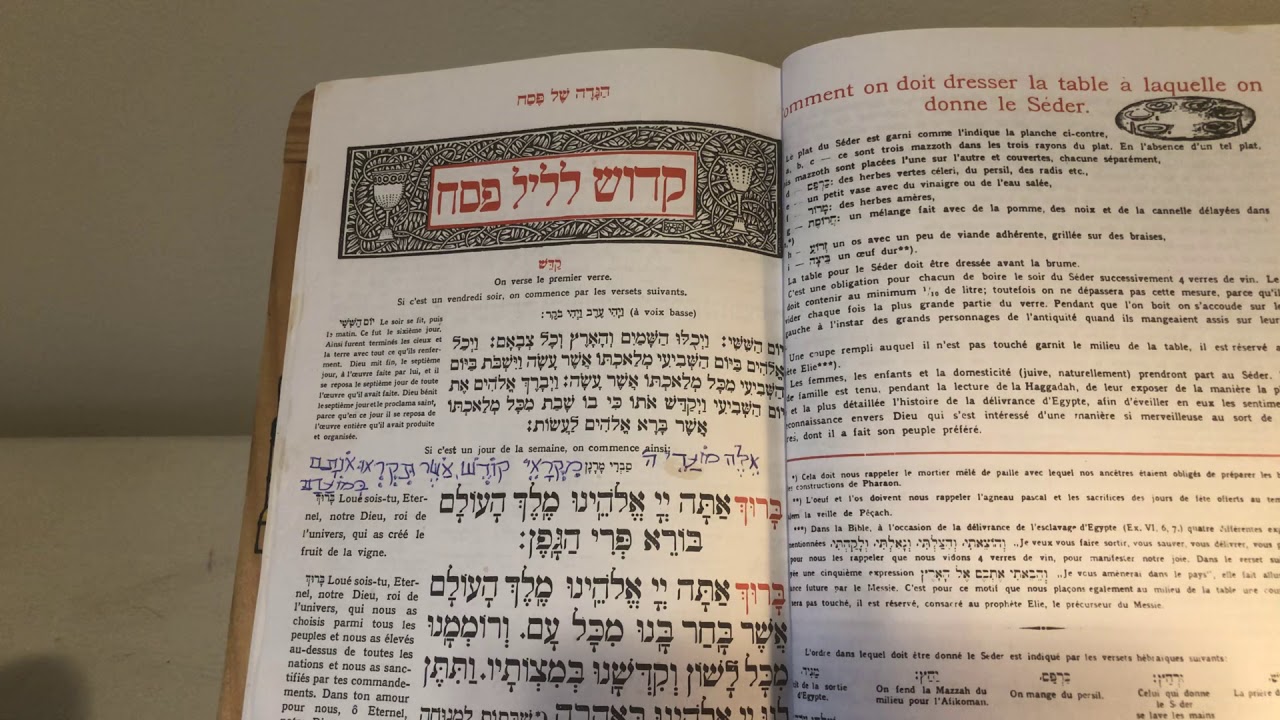 Haggadah de Pessah rite Marocain. Rabbin Yehuda Abittan.