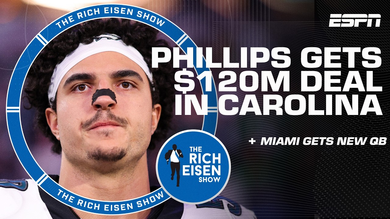 Jaelan Phillips signs HUGE DEAL with Carolina Panthers | The Rich Eisen Show