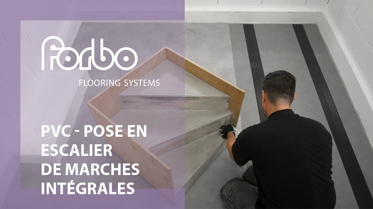 PVC - Pose en escalier de marches intégrales en PVC | Forbo Flooring Systems