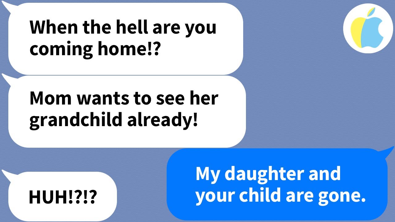 【Apple】My MIL moves in while I was at home giving birth, so my mother told them that we were gone...