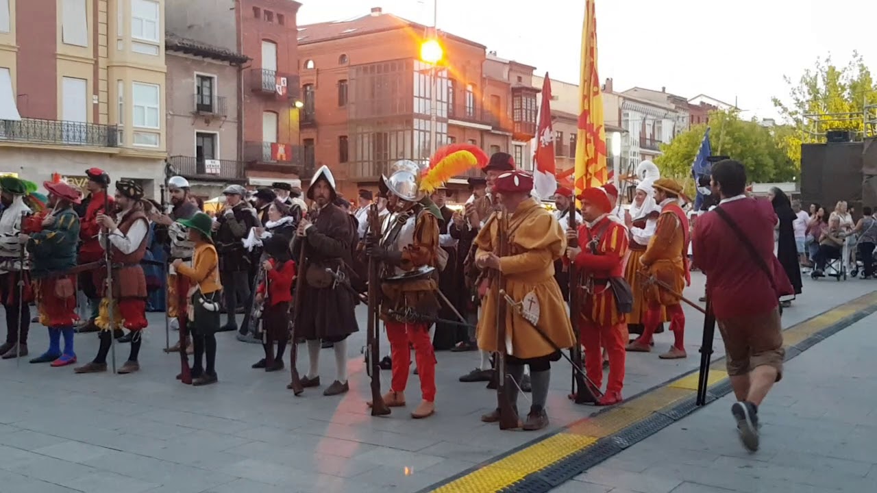 Presentación de los participantes en la recreación histórica de Mesina del Campo.Parte 1