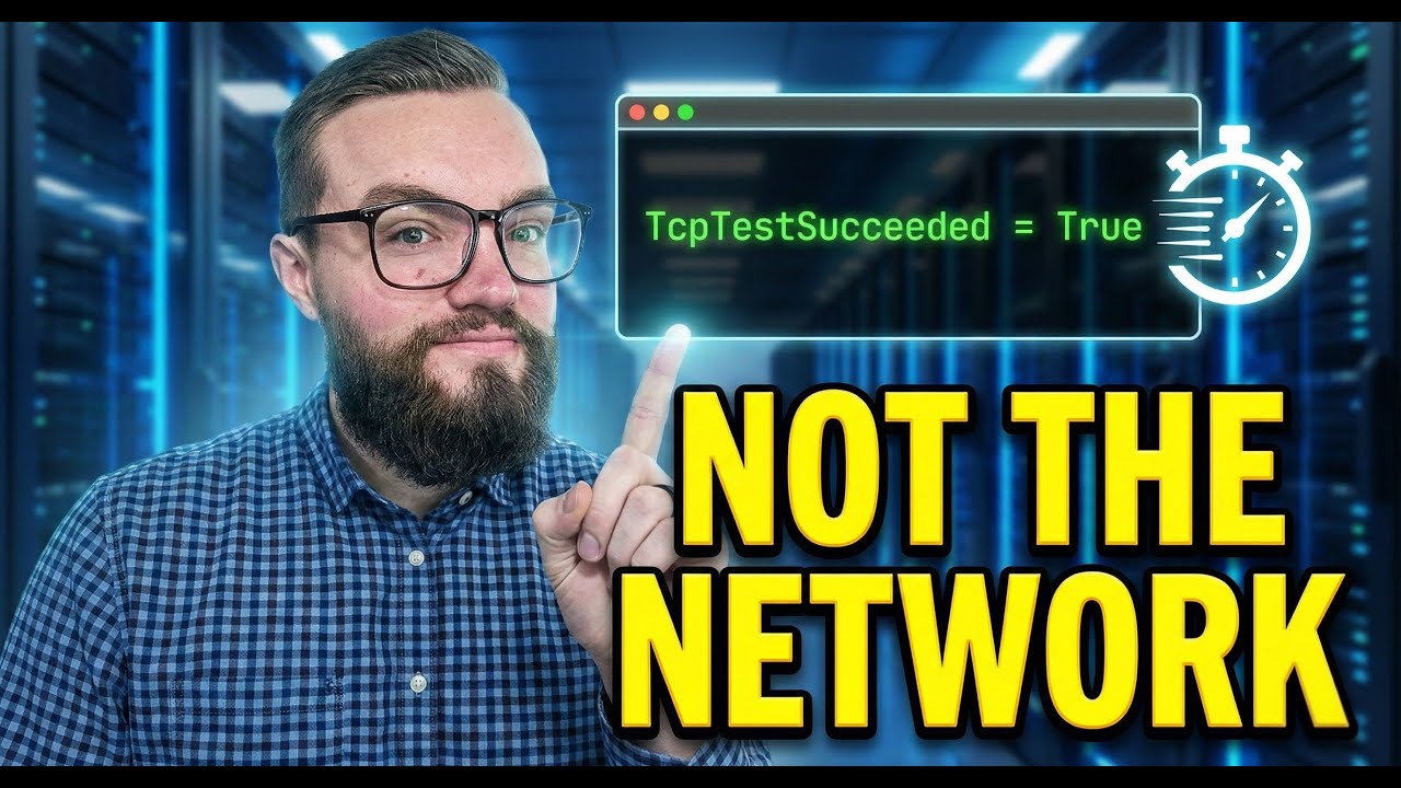 It's Not the Network: The 10-Minute Framework to Stop Getting Blamed
