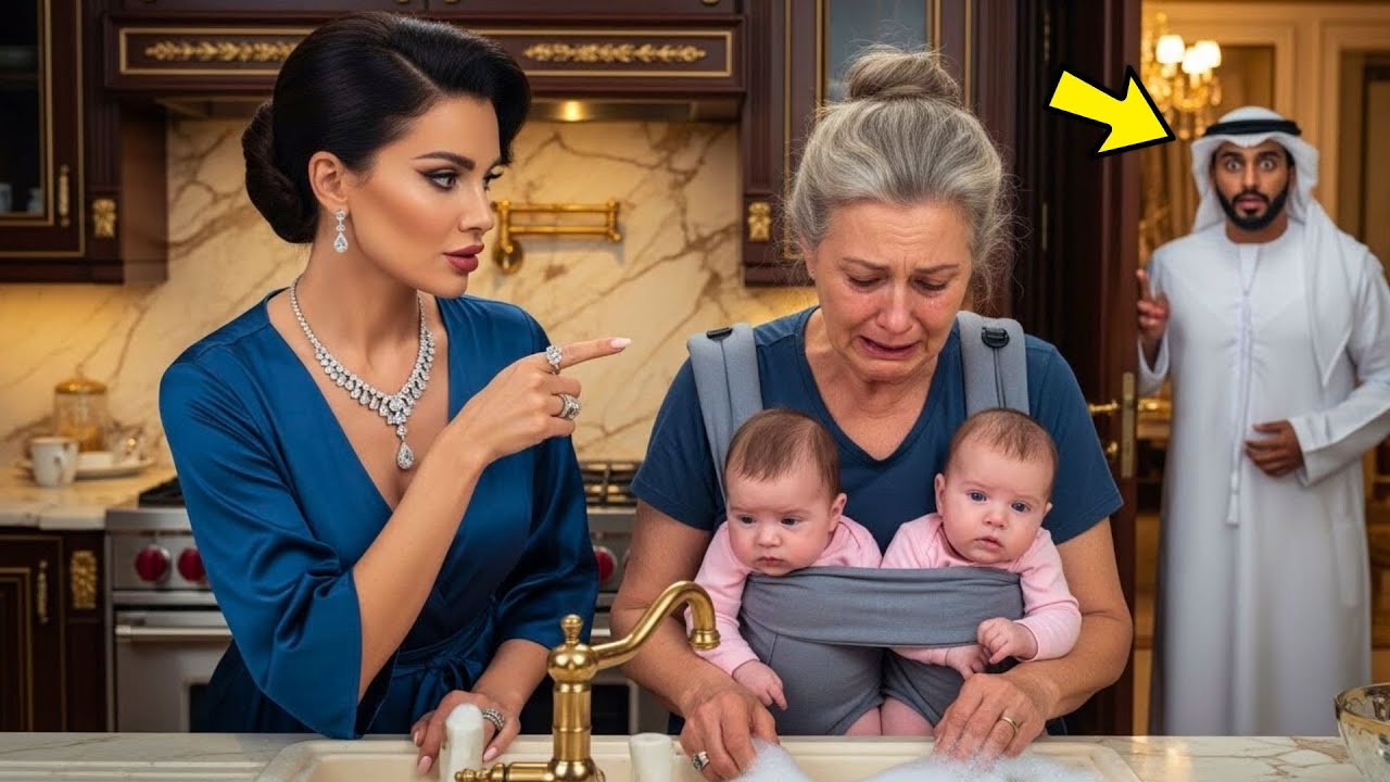 SCHEICH sieht MUTTER beim ABWASCH mit ZWILLINGEN auf dem RÜCKEN — WAS er mit der FRAU TAT...