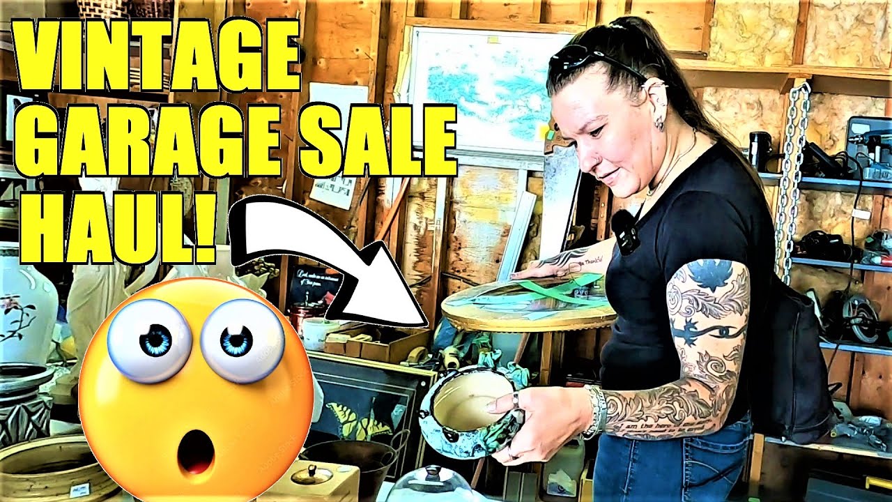 Ep536:  FANTASTIC VINTAGE & ANTIQUE FINDS AT THESE GARAGE SALES!  😃😃😃