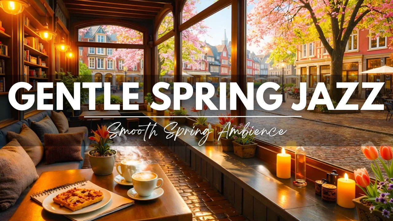 Gentle Spring Jazz Piano for Focus 🌿 Smooth Jazz Background Music & Spring Ambience
