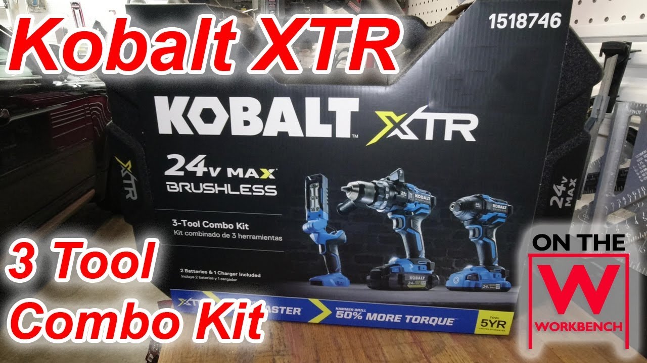 Kobalt XTR 24-Volt 3 Tool Combo Kit and Impact Driver Test