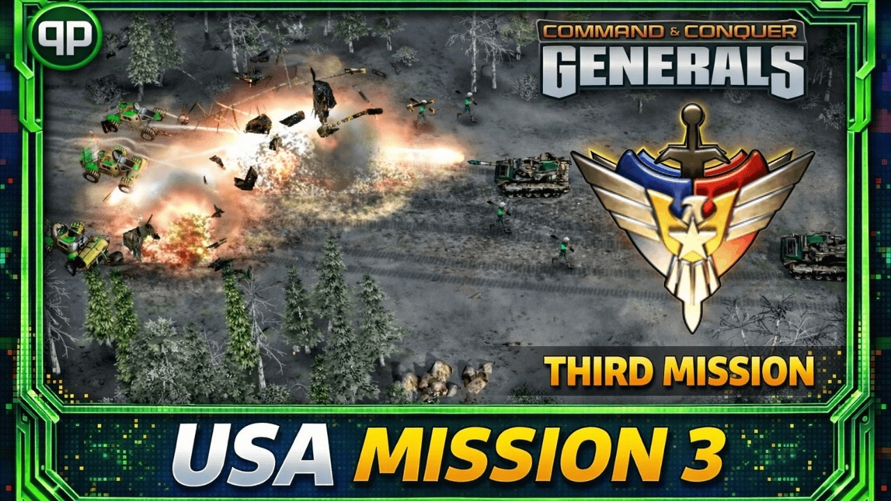 Command & Conquer: Generals – USA Mission 3〔 Amator pe Hard 〕Gameplay Română