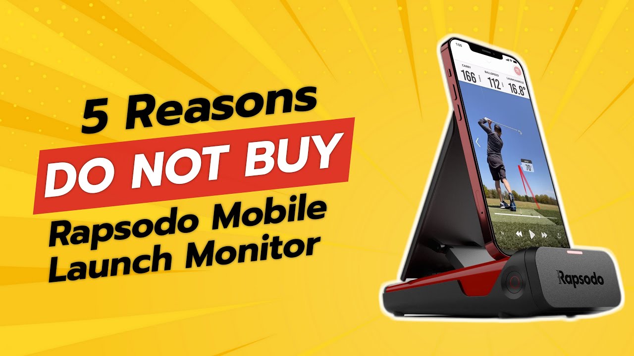 DON'T BUY Rapsodo Mobile Launch Monitor BEFORE WATCHING THIS VIDEO! 🚫⛳️ (5 Reasons)