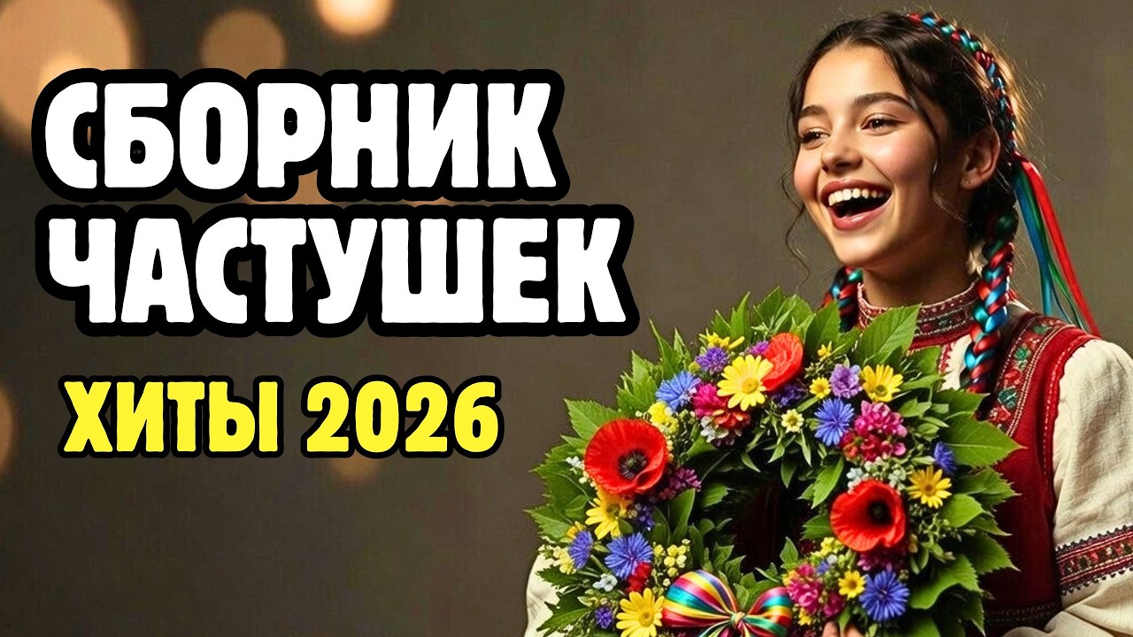 🔥ВЕСЕЛЫЕ ЧАСТУШКИ ДЛЯ ЗАСТОЛЬЯ ! ХИТЫ 2026🔥🔥🔥