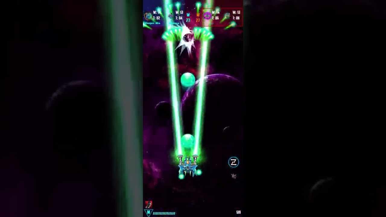 2 vs 2 Multiplayer PvP - Galaxy Attack Alien Shooter