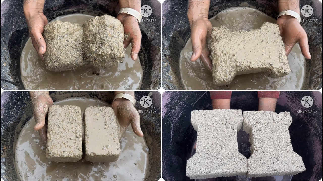New texture yellow gritty sand water 💦 crumbling 