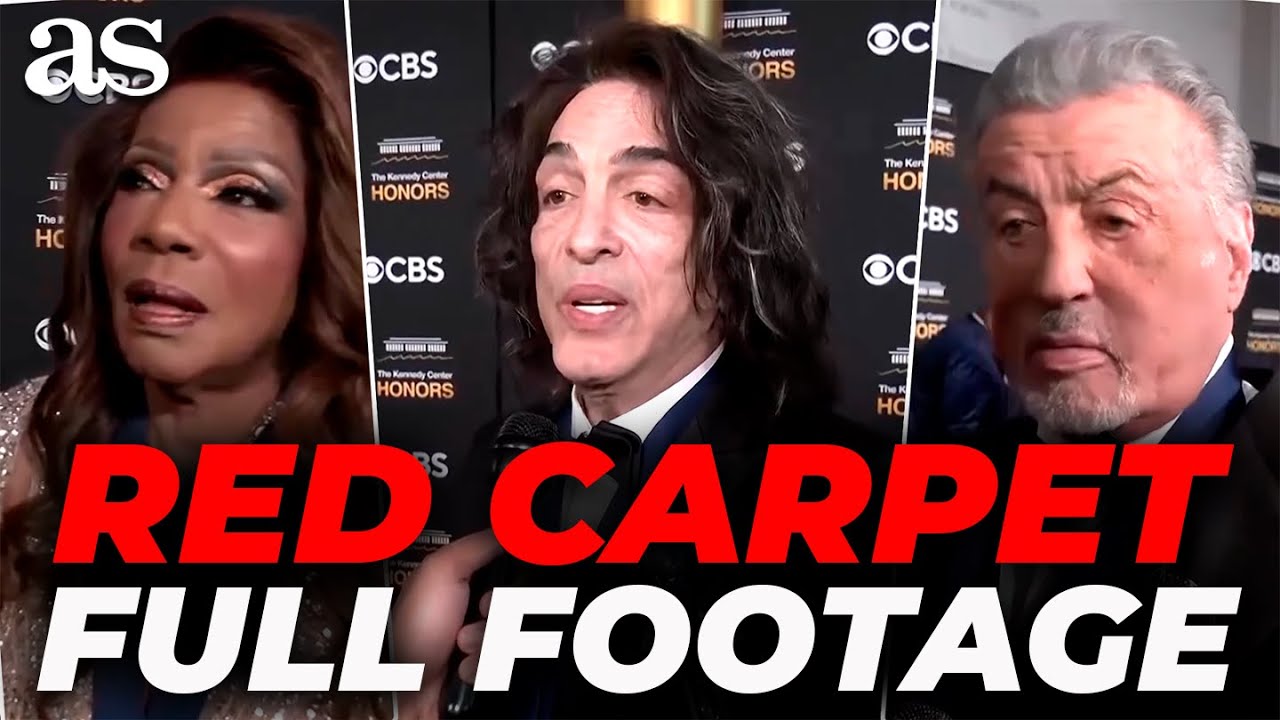 FULL FOOTAGE: GEORGE STRAIT, SYLVESTER STALLONE, CRAWFORD... | RED CARPET 2025 KENNEDY CENTER HONORS