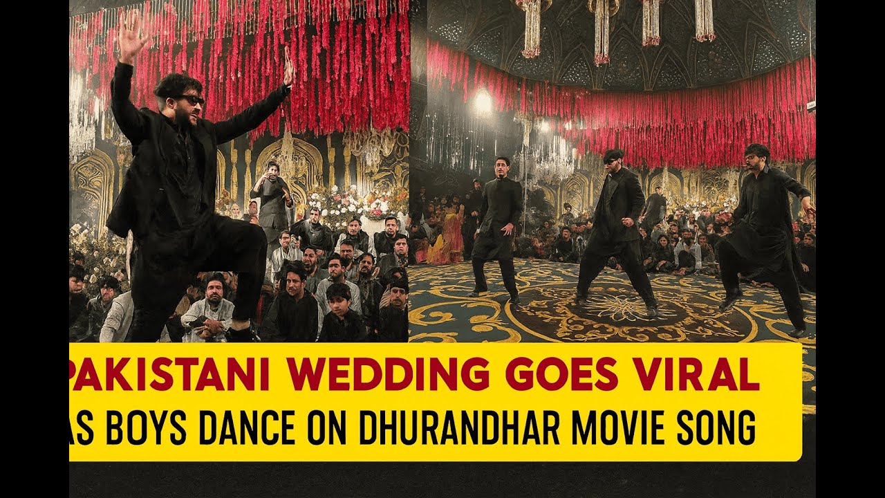 Pakistani Wedding Goes Viral as Boys Dance to Ranveer Singh’s Dhurandhar | Viral Dance Video 2024