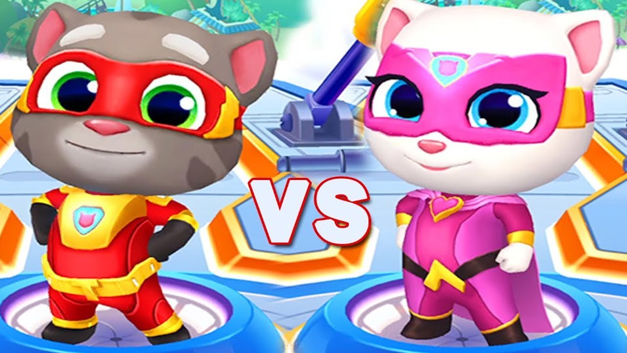 Super Tom VS Super Angela - Gameplay